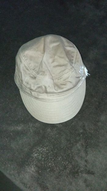Casquette style gavroche kaki à fleurs Oxbow ado