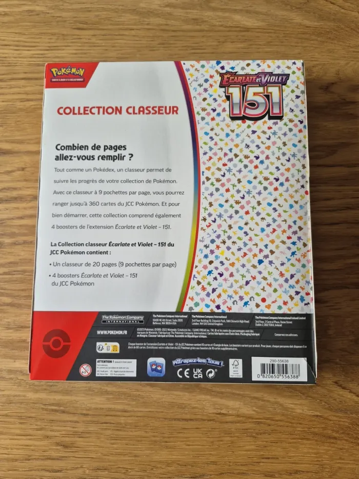 Coffret pokémon 151 Coffret Collection Classeur - EV03.5 Neuf Scellé Fr - photo numéro 2