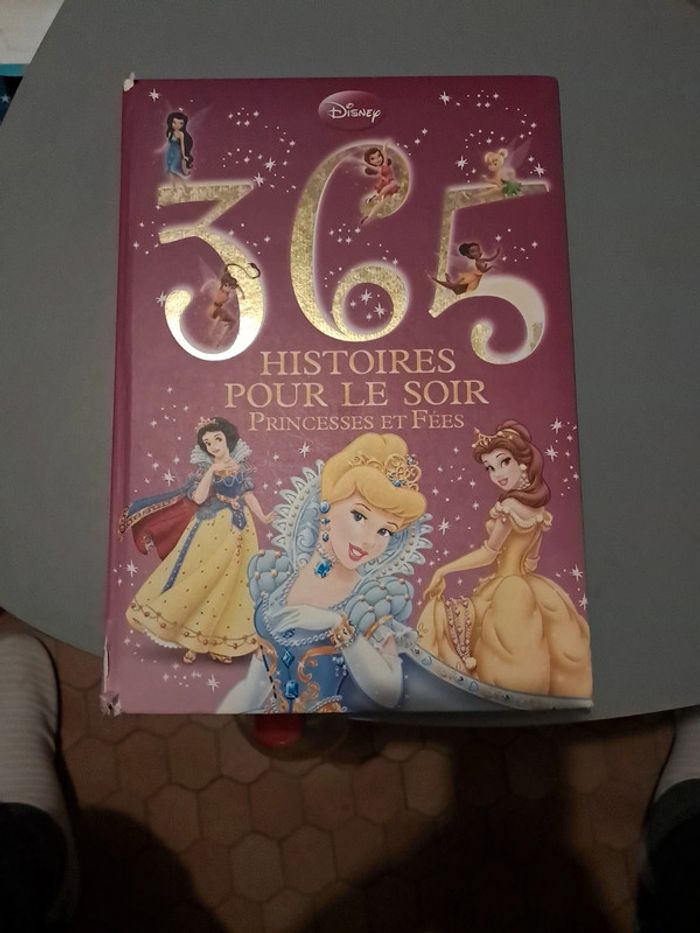 Livre 365 histoires pour le soir princesses disney