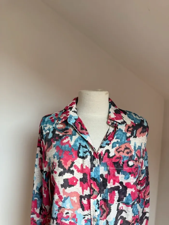 Superbe chemise en coton Charlior 🌸 40 L - photo numéro 2
