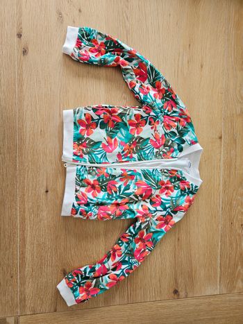 Veste fleurie