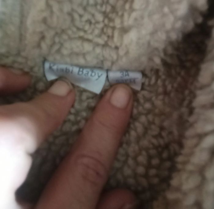Manteau velours côtelé fourré capuche 3 ans - photo numéro 6