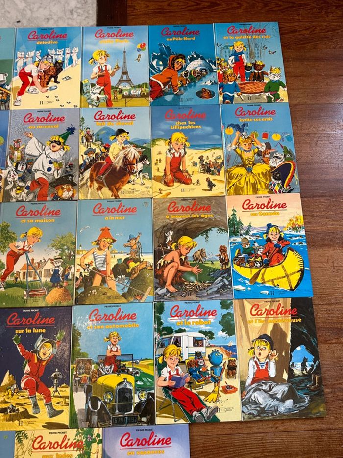 Lot très complet de 23 ouvrages Caroline Hachette Jeunesse bd album vintage - photo numéro 5