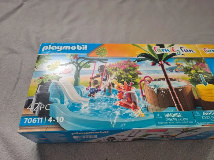 Playmobil famille fun 70611 piscine - photo numéro 2