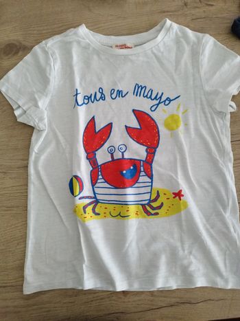 T-shirt manches courtes dpam 8 ans