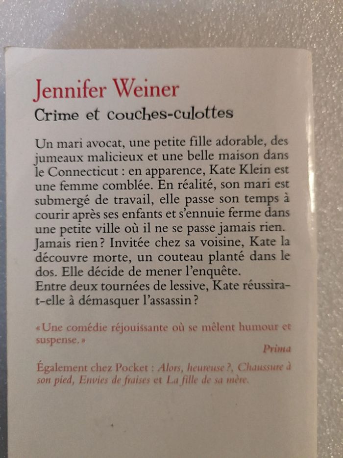 Crime et couches-culottes - photo numéro 2
