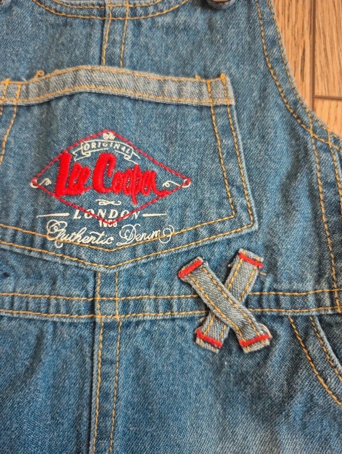 Ensemble lee cooper robe en jean et haut manche longue - photo numéro 2