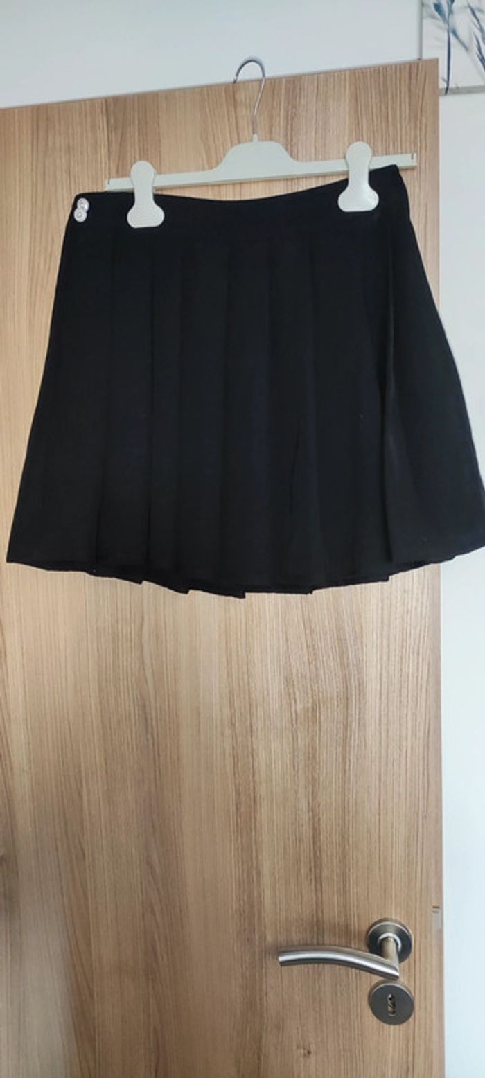 Jupe plissée noire
