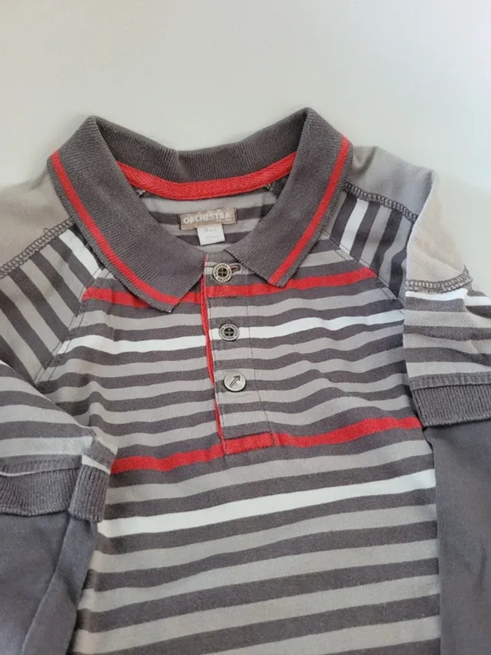 Lot tee-shirts manches longues garçon Orchestra - photo numéro 2