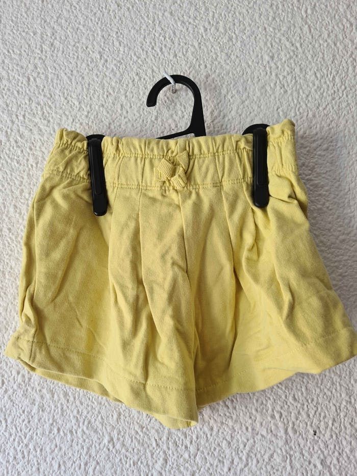 short jaune Kiabi