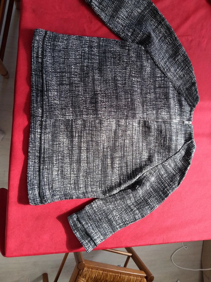 Zara basic haut hiver effet tweed - photo numéro 2