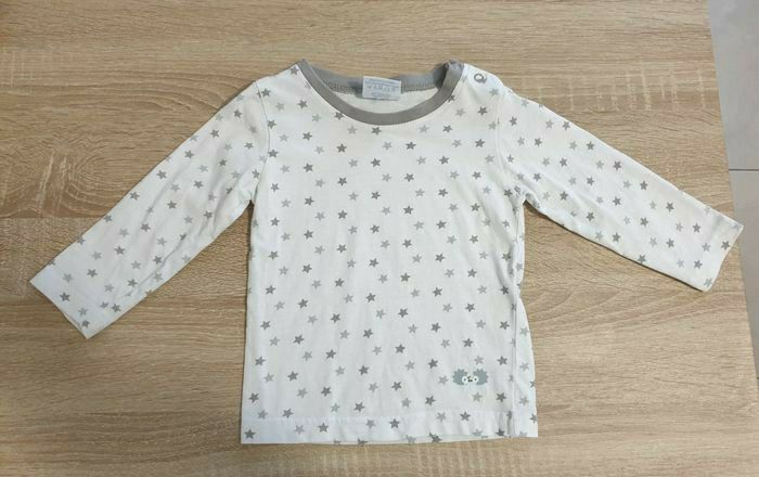 Lot 9 mois - 1 haut pyjama + 2 pantalons pyjama + 1 body manches courtes - photo numéro 2