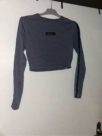 T-shirt court manche longue