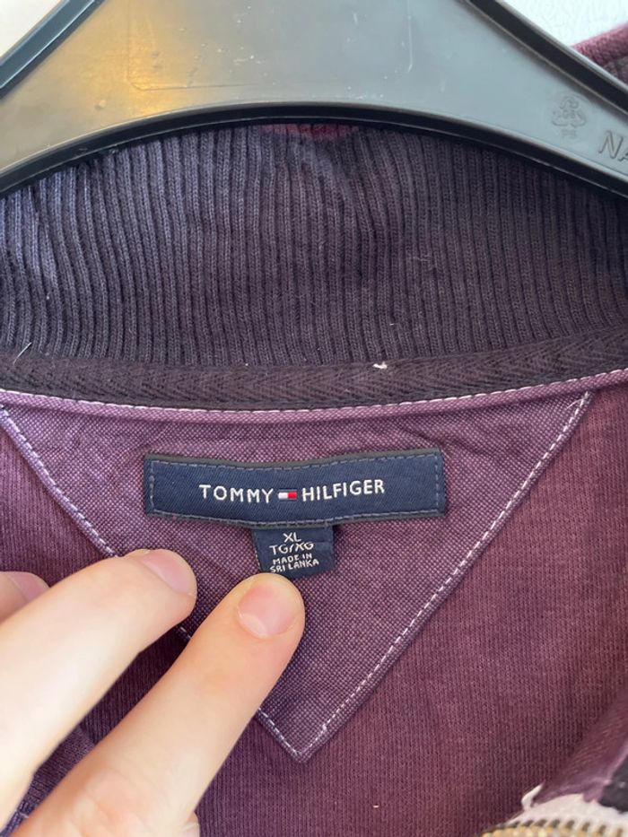 Pull mid-zip Tommy Hilfiger taille XL homme - photo numéro 3