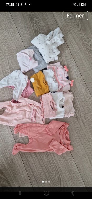 Lots 1 mois fille