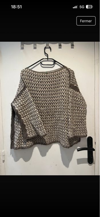 Pull marron 