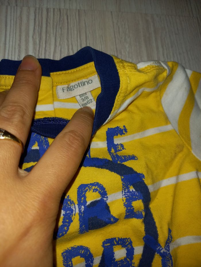 Lot de 2 t-shirts ML garçon 6 mois - photo numéro 7