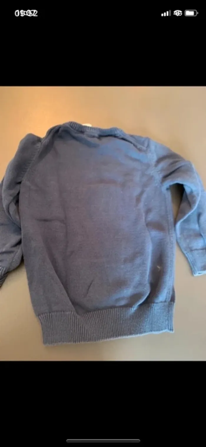 Pull de Noël père Noël taille 6 ans - photo numéro 4