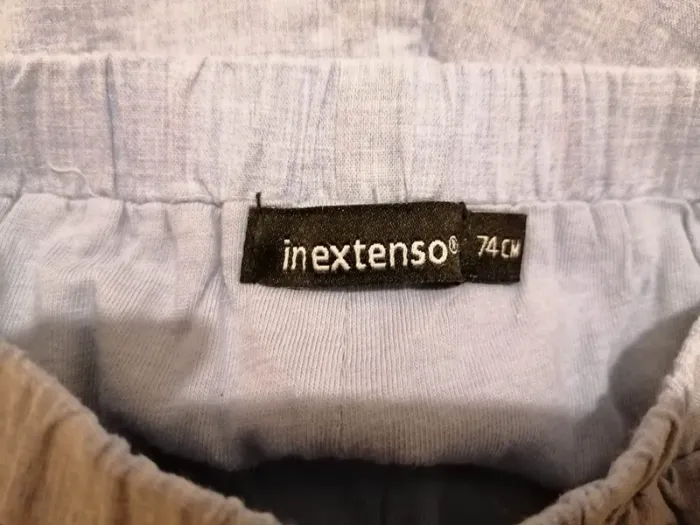 Ensemble tee shirt short in extenso 12 mois - photo numéro 7