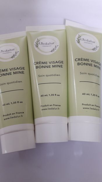 Liedalur crème visage  bonne mine  soin quotidien  3×40ml=120ml