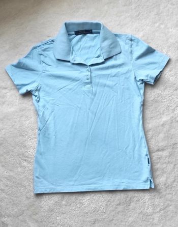 Polo manches courtes bleu clair M Mos