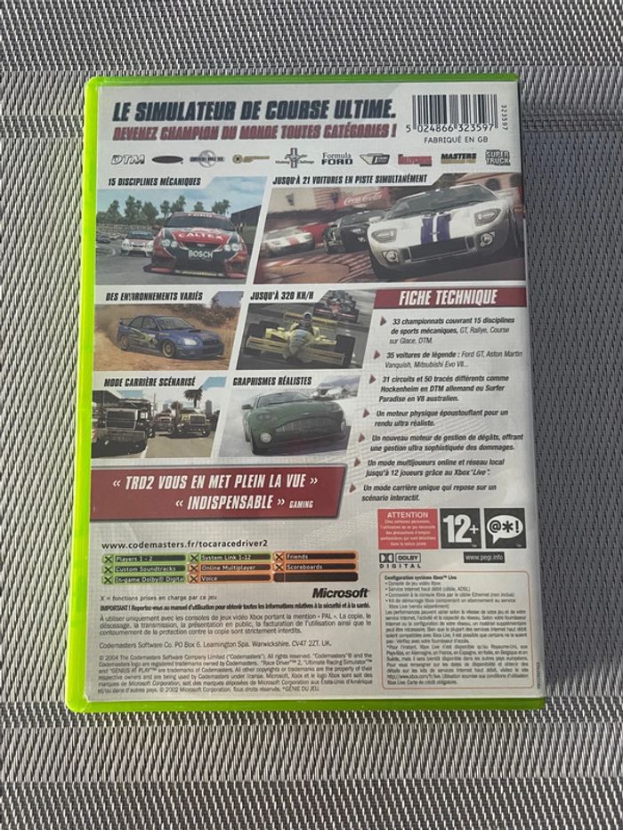 Toca Race Driver 2 Jeu Xbox FR - photo numéro 3