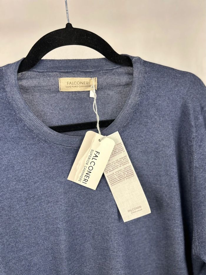 Pull léger en cachemire Homme Falconeri L neuf - photo numéro 2