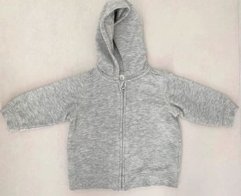 Veste h&m 2/4 mois molleton gris mixte  parfait état