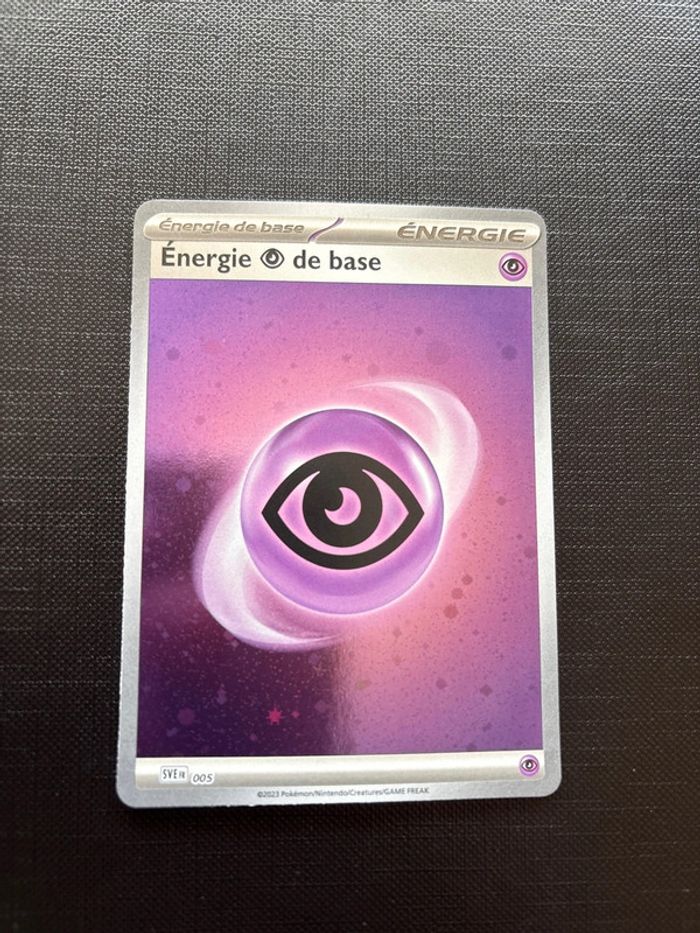 Lot 7 Cartes Pokémon energie holographique EV1 Ecarlate et Violet - photo numéro 5