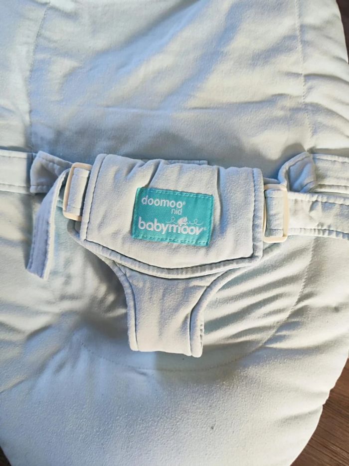 Babymoov Doomoo nid bleu et marron avec oiseaux transat - photo numéro 2