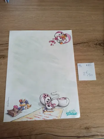 Papier à lettre Diddl édition France A5 2,50€