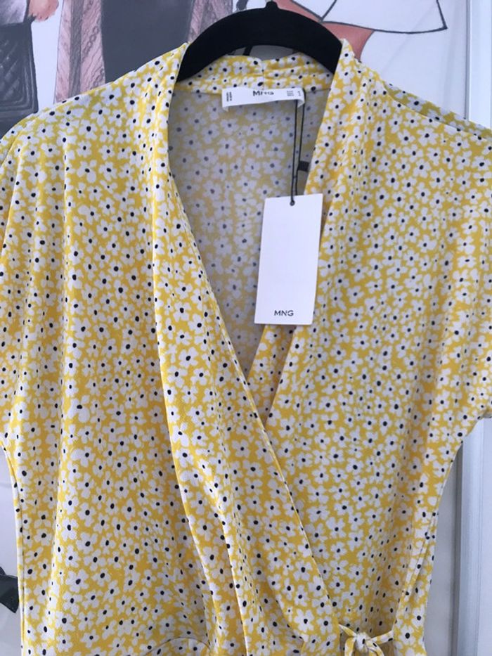 Robe à fleurs Mango M neuve - photo numéro 4