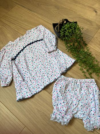 Pyjama été 2 pièces fait main