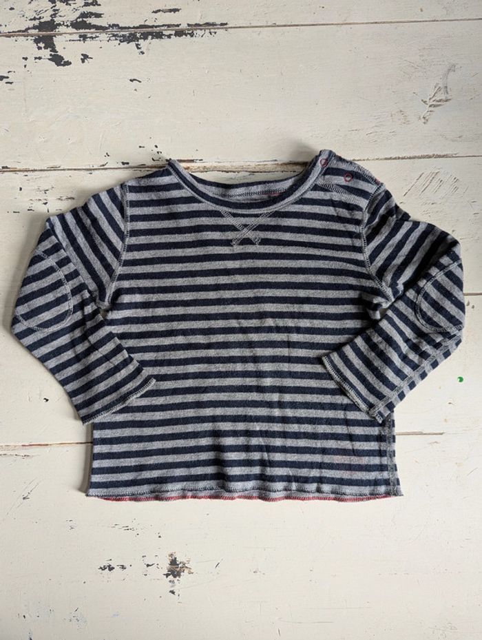 Tee-shirt réversible à manches longues Petit Bateau - photo numéro 2