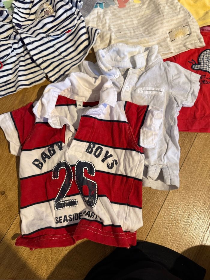 Lot de 16 t.shirts bébé 3 mois garçon différentes marques - photo numéro 2