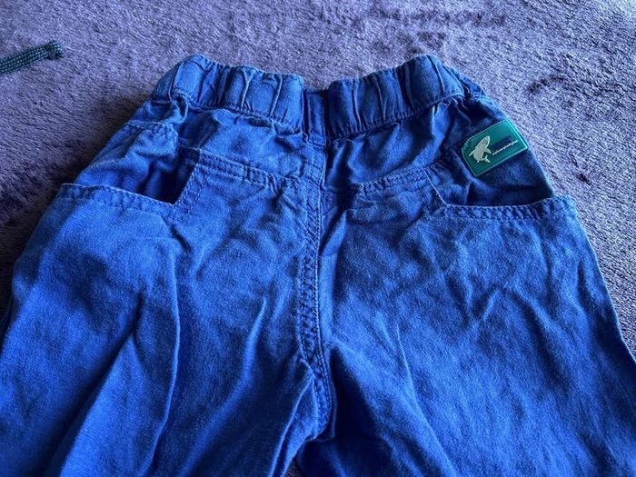 Bermuda garcon en lin bleu Sergent major taille 4 ans - photo numéro 6