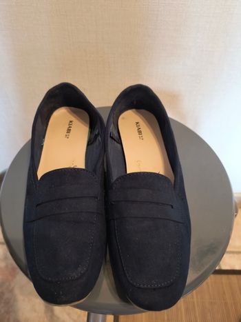 Mocassins femme bleu marine 38