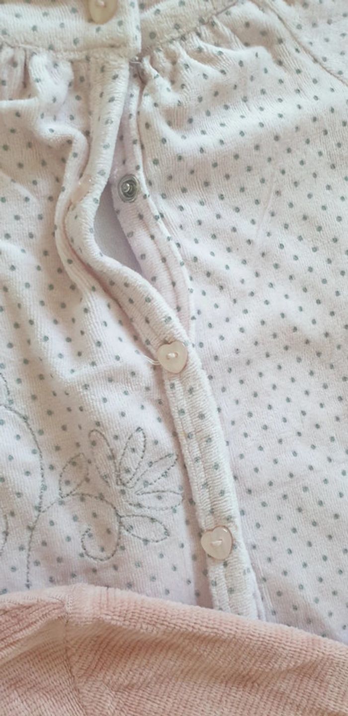 Lot de 4 grenouillères bebe fille 6 mois - photo numéro 6