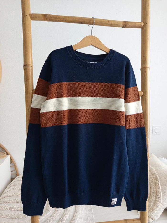 Pull bleu marine Gémo 14 ans