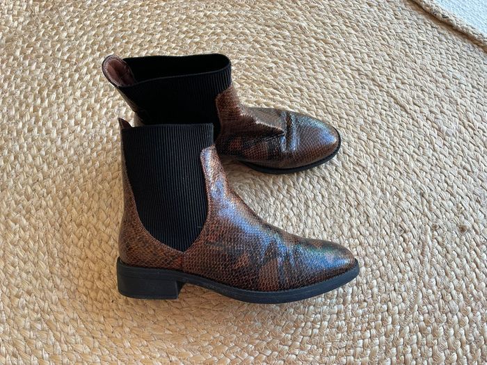 Bottines python 38 Eram - photo numéro 8
