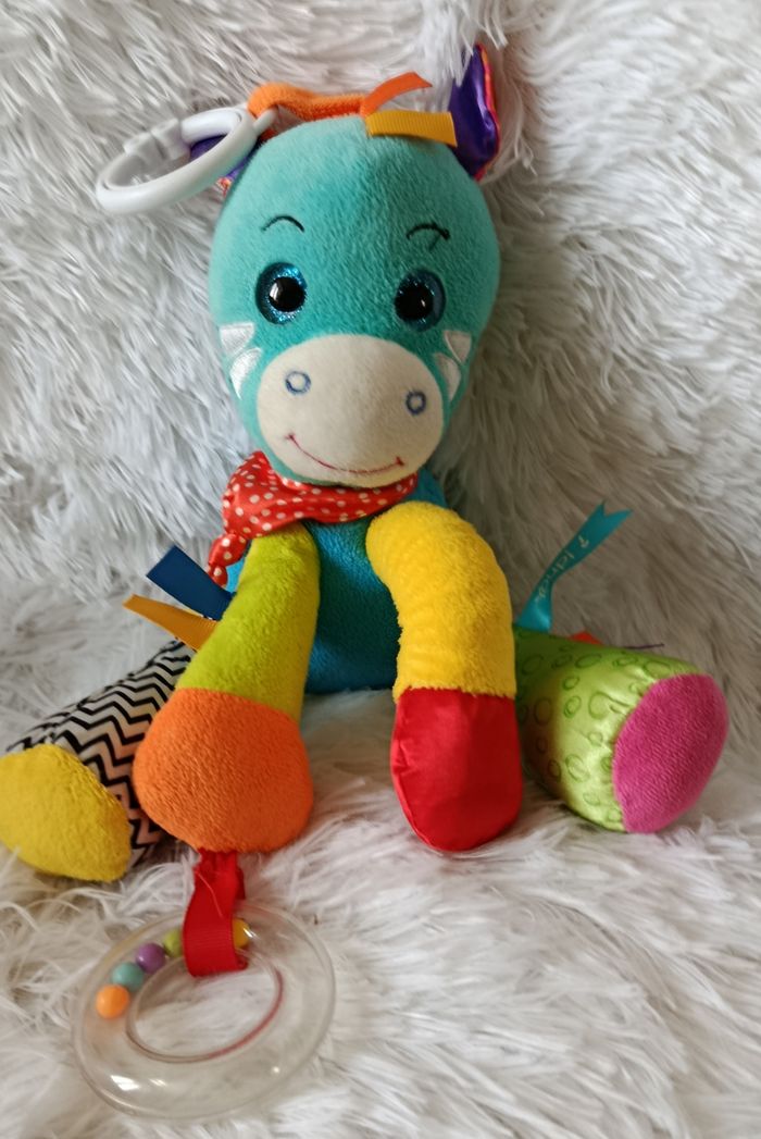 Doudou peluche Rio le zèbre d activités - Baby Nat - photo numéro 1