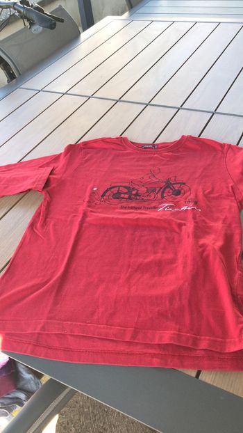 Tintin t shirt manche longue taille 12 ans