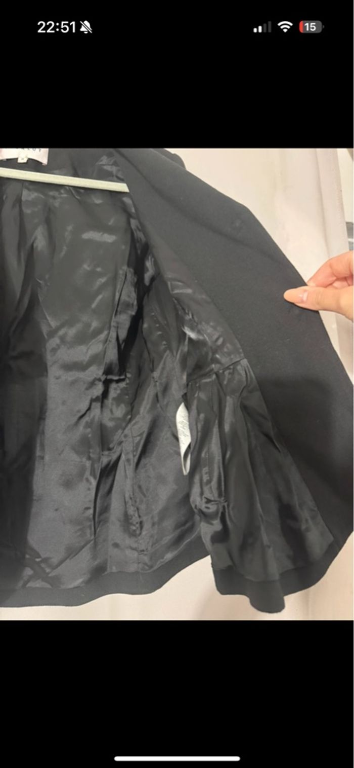 Veste cintrée noire Claudie Pierlot - Excellent état - photo numéro 6