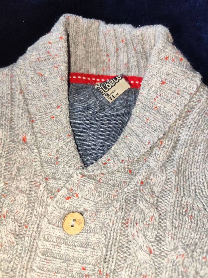 Pull / gilet tape à l'oeil 9 mois - photo numéro 2