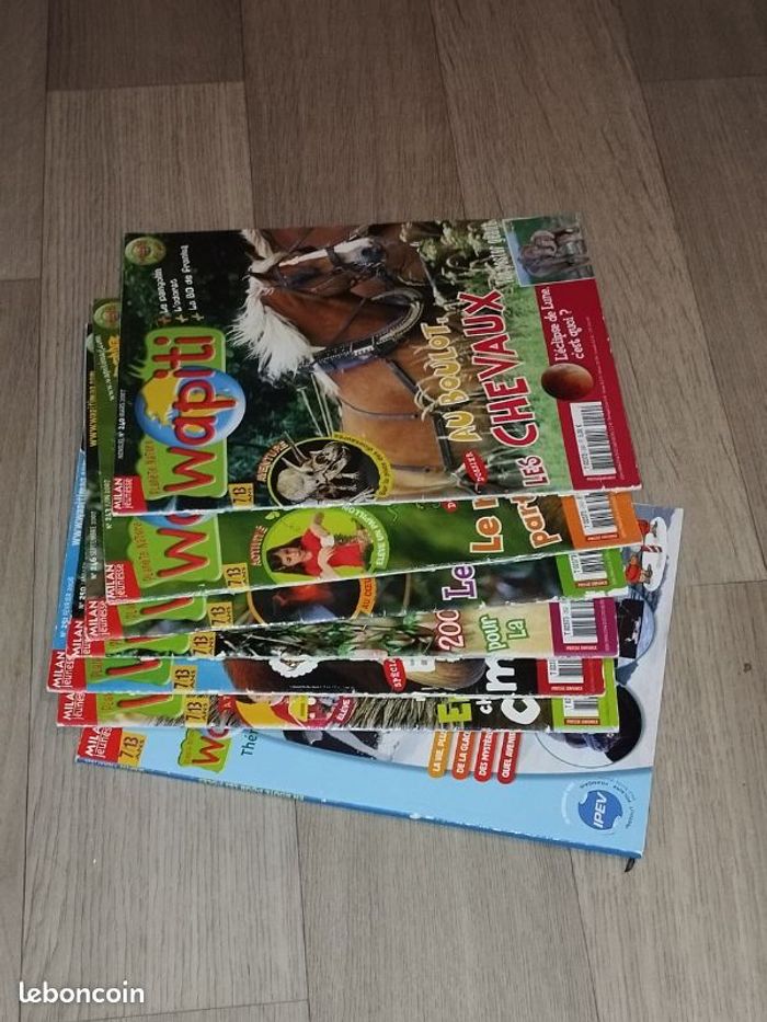 Lot de 7 magazines Wapiti année 2007-08 L023 - photo numéro 4