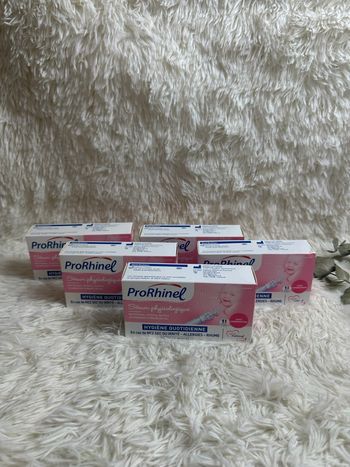 Lot de 5 boîtes de sérum physiologique ProRinhel
