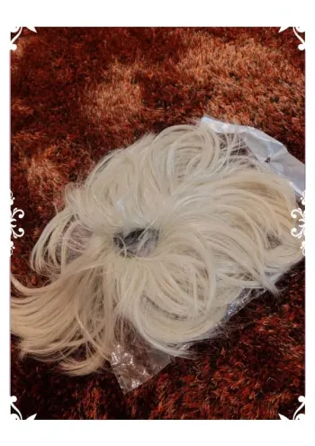 Chouchou cheveux blond