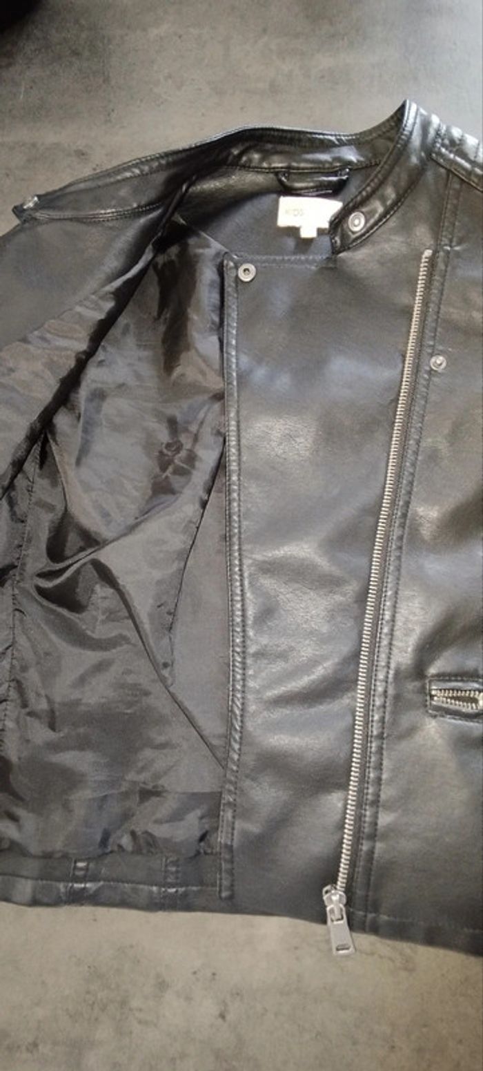 Blouson noir style perfecto - photo numéro 3