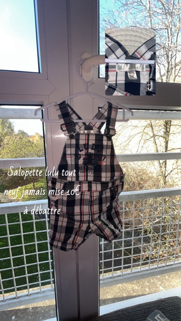 Salopette lulu mixte neuf