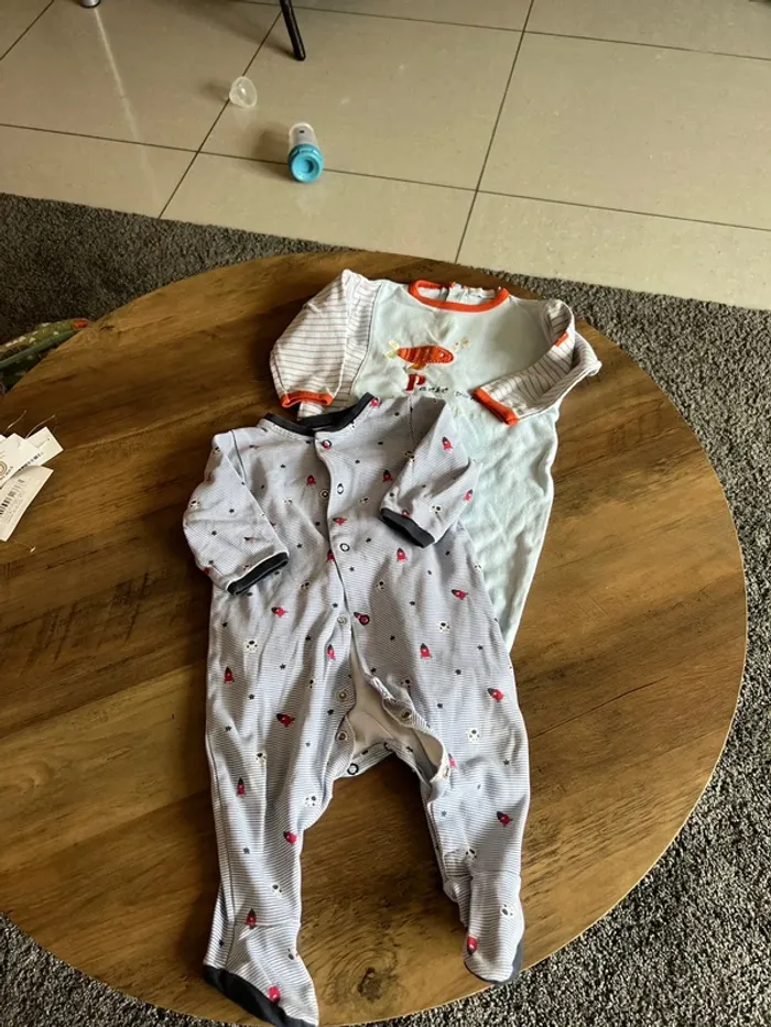 Lot de 2 pyjama coton 9 mois